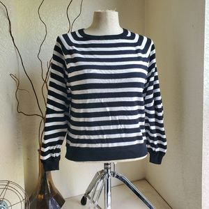 Karen Millen Bell Sleeve Striped Knit